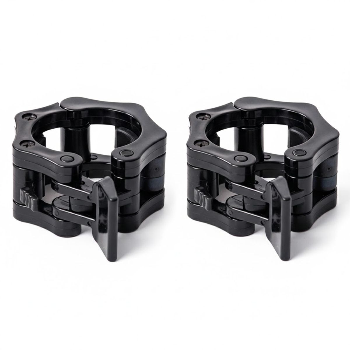 IMPOPLANET - PAR DE COLLARINES OLIMPICOS 50MM PARA BARRA NEGRO