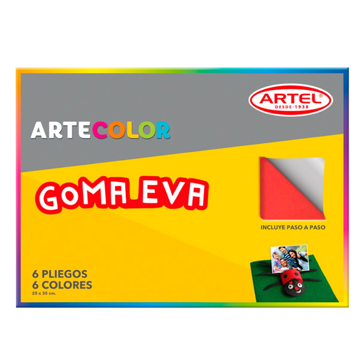 ARTEL - Artecolor Goma Eva 6 pliegos ARTEL