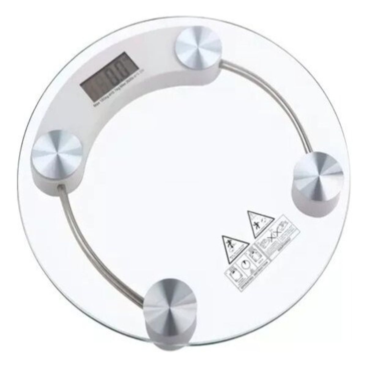 GENERICO - Balanza Digital 200kg Baño Apagado Automatico Transparente