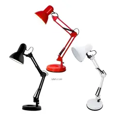 GENERICO - Lampara Articulada Escritorio Velador Agarre - Surtidos - Blanco