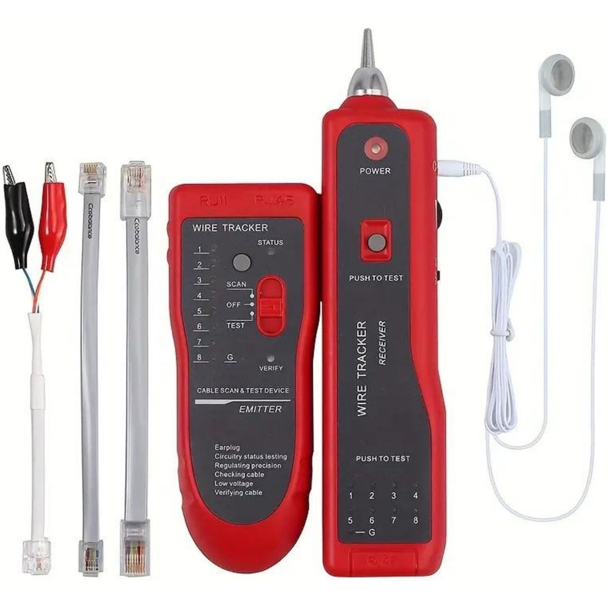 GENERICO - Probador De Cables De Red Probador Multifuncional