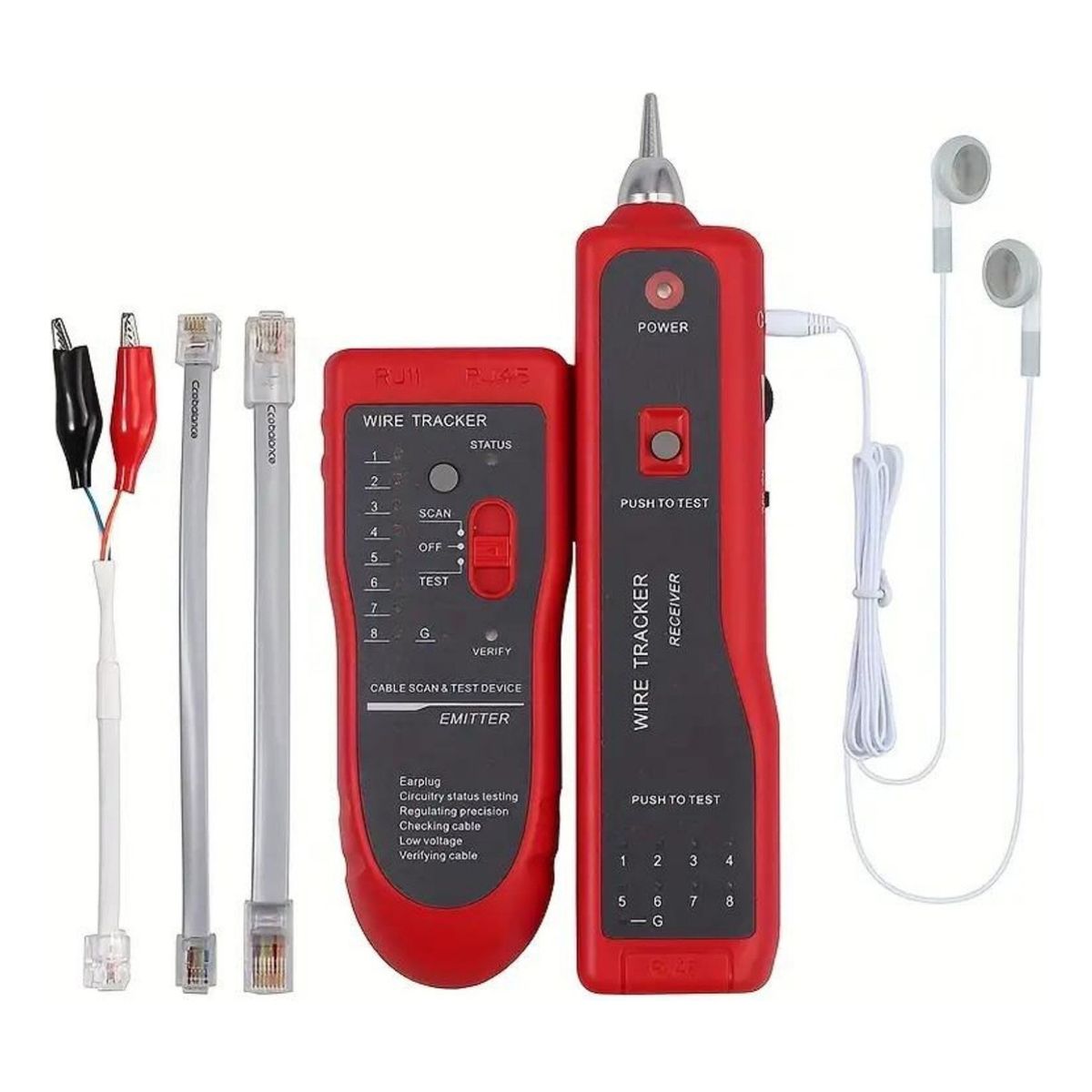 GENERICO - Probador De Cables De Red Probador Multifuncional