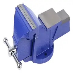 GENERICO - Tornillo Banco 8 Pulgada Tornillo Mecanico 8 Pulgadas Fijo Azul