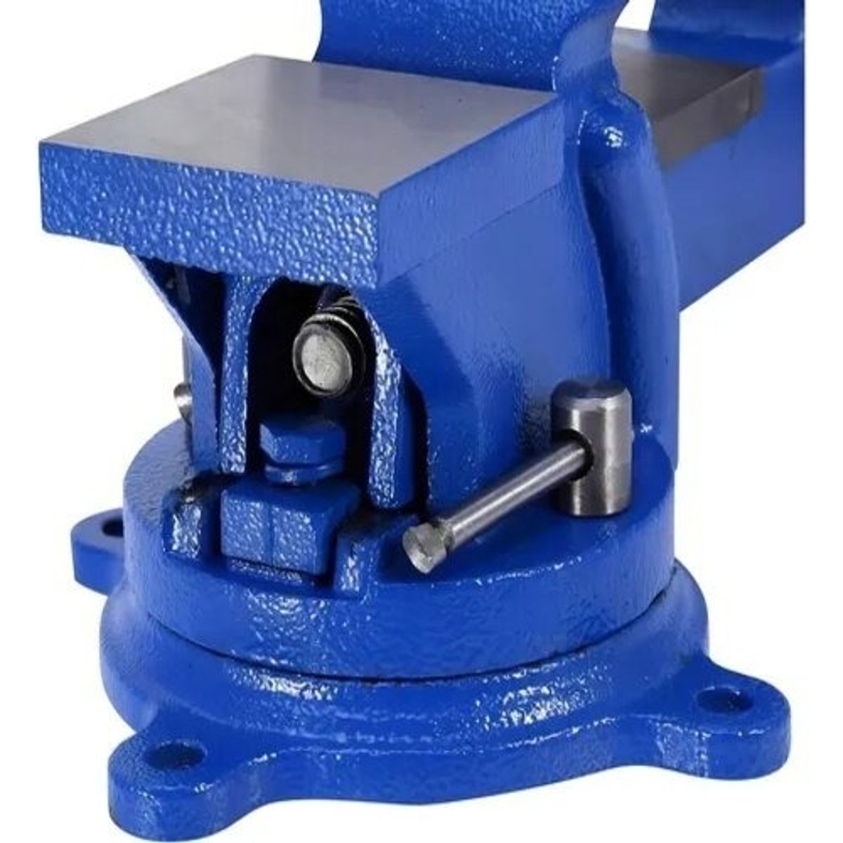 GENERICO - Tornillo Banco 8 Pulgada Tornillo Mecanico 8 Pulgadas Fijo Azul