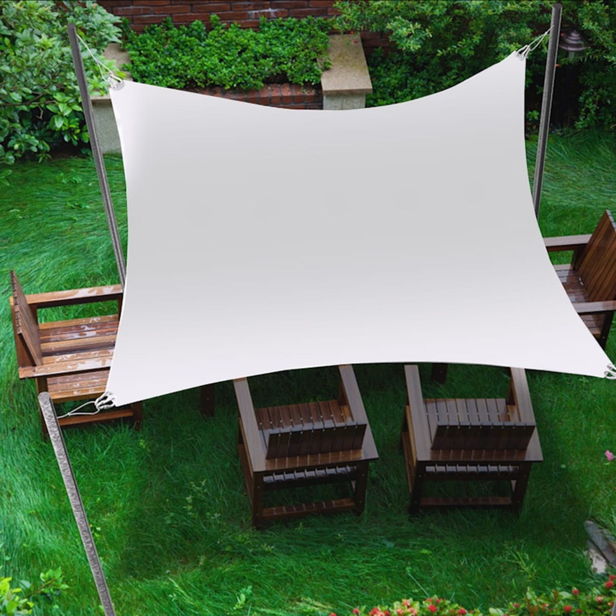 GENERICO - Carpa Toldo Vela Cuadrada 5x5 Cm Exteriores