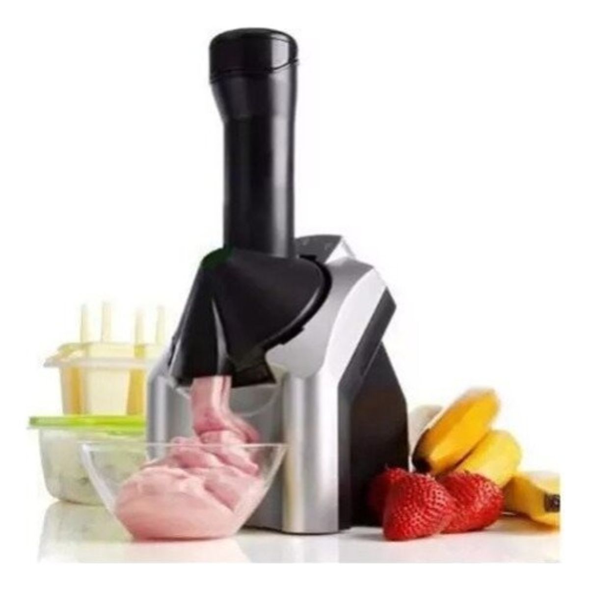 GENERICO - Máquina Eléctrica Portátil De Helados Para El Hogar Negro