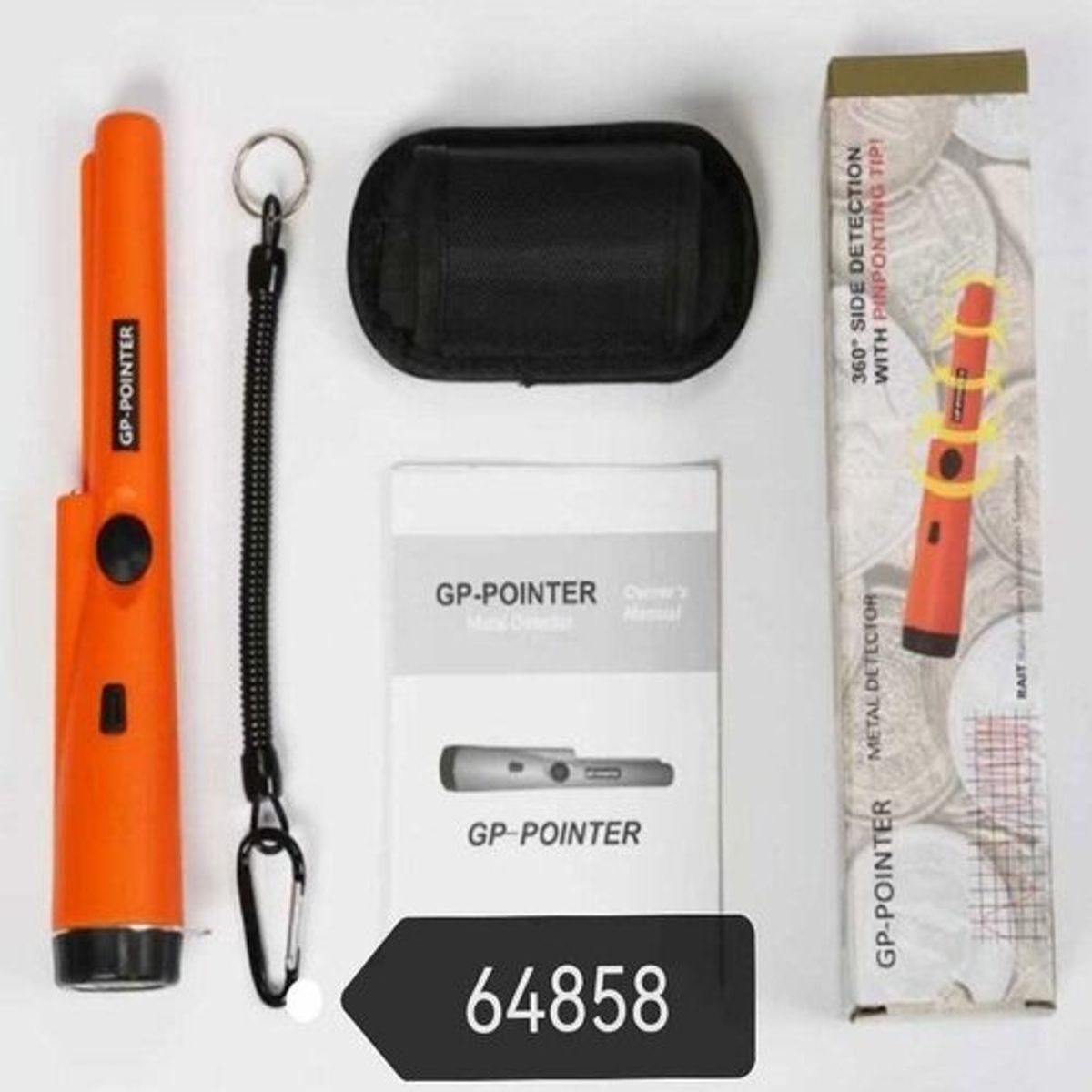 GENERICO - Detector Metales Portatil Localizador Detectores De Metales Naranja
