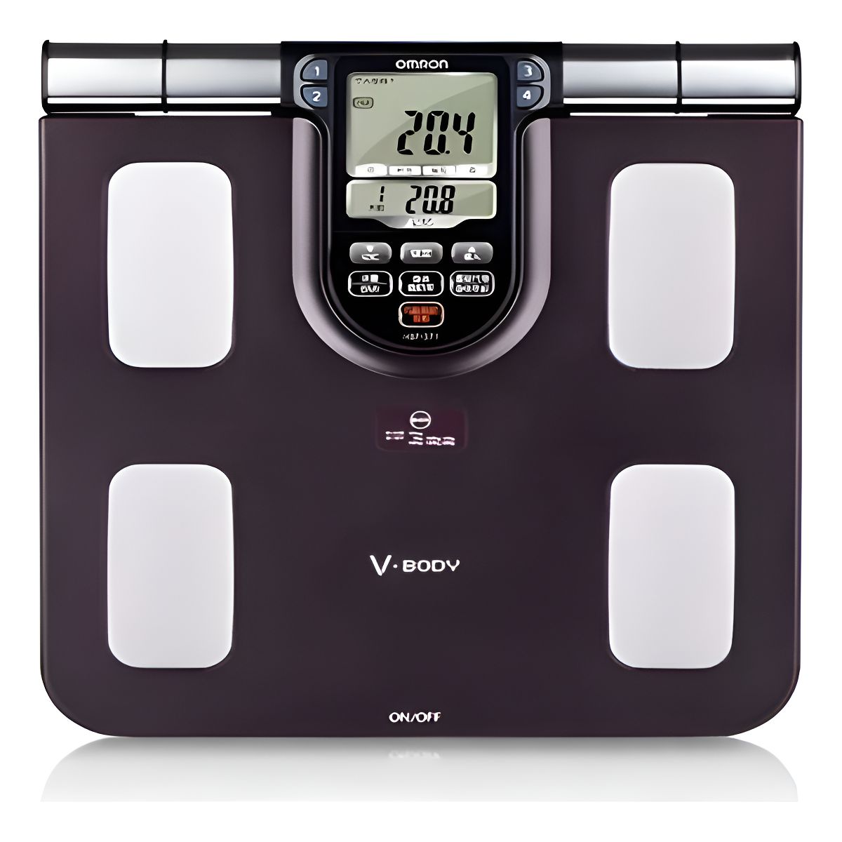 GENERICO - Balanza Báscula Digital Omron Hbf-371 Hasta 150 Kg Negro