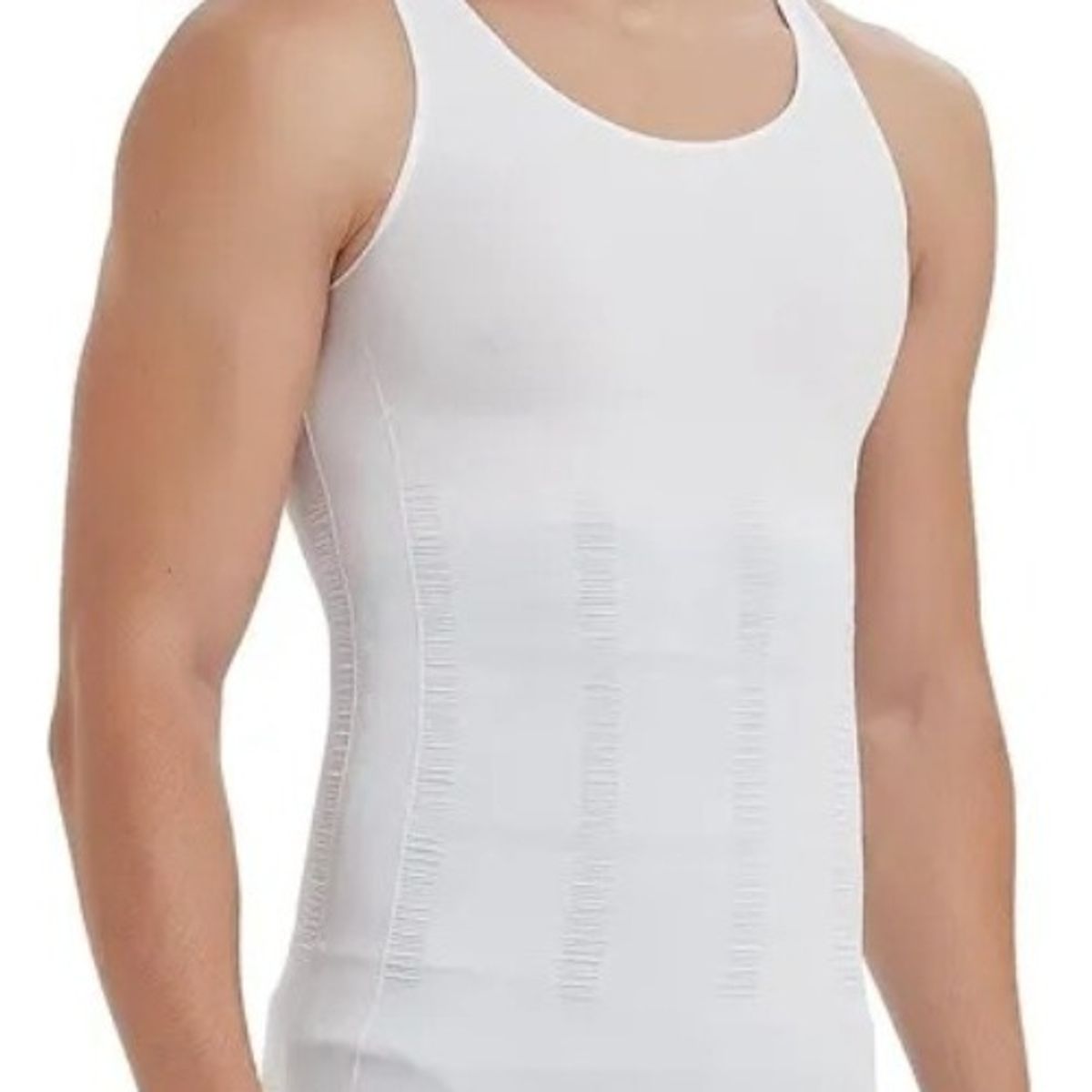 GENERICO - Camiseta Faja Compresión Hombre Pecho Abdomen