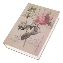 GENERICO - Libro De Simulación De Mini Caja Fuerte Con Revestimiento Beige