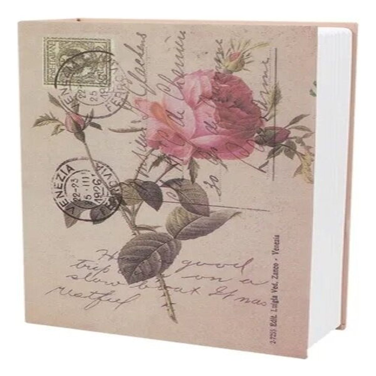 GENERICO - Libro De Simulación De Mini Caja Fuerte Con Revestimiento Beige