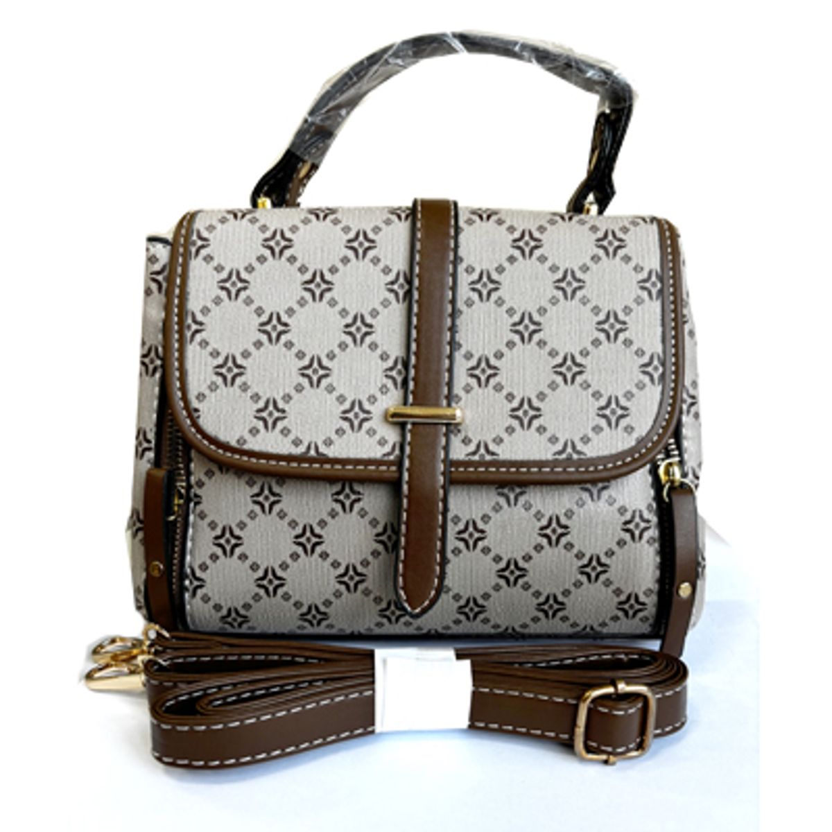 GENERICO - Cartera casual mujer café