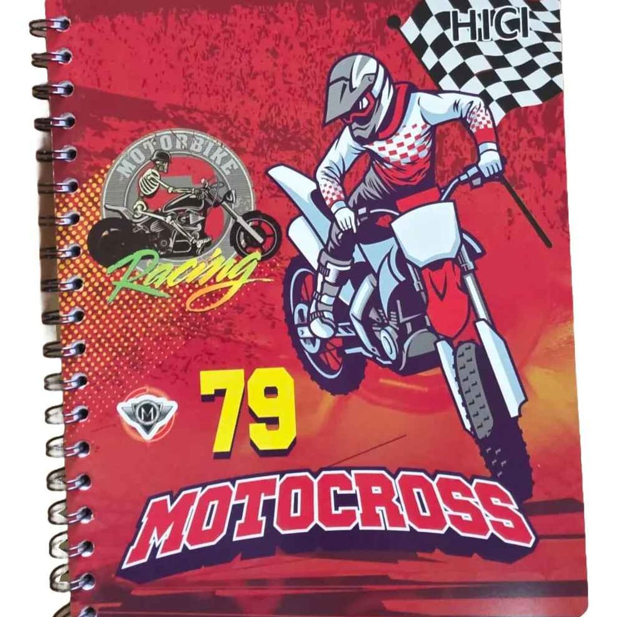 GENERICO - Pack X5 Cuadernos Universitario 100hj Matemática Espiral 7mm