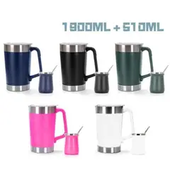 GENERICO - BOTELLAS TERMICAS 1900+510ML COLORES SURTIDOS