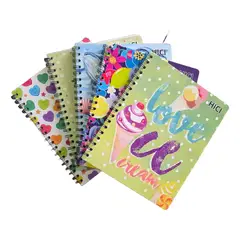 GENERICO - Pack X5 Cuadernos Universitario 100hj Matemática Espiral 7mm