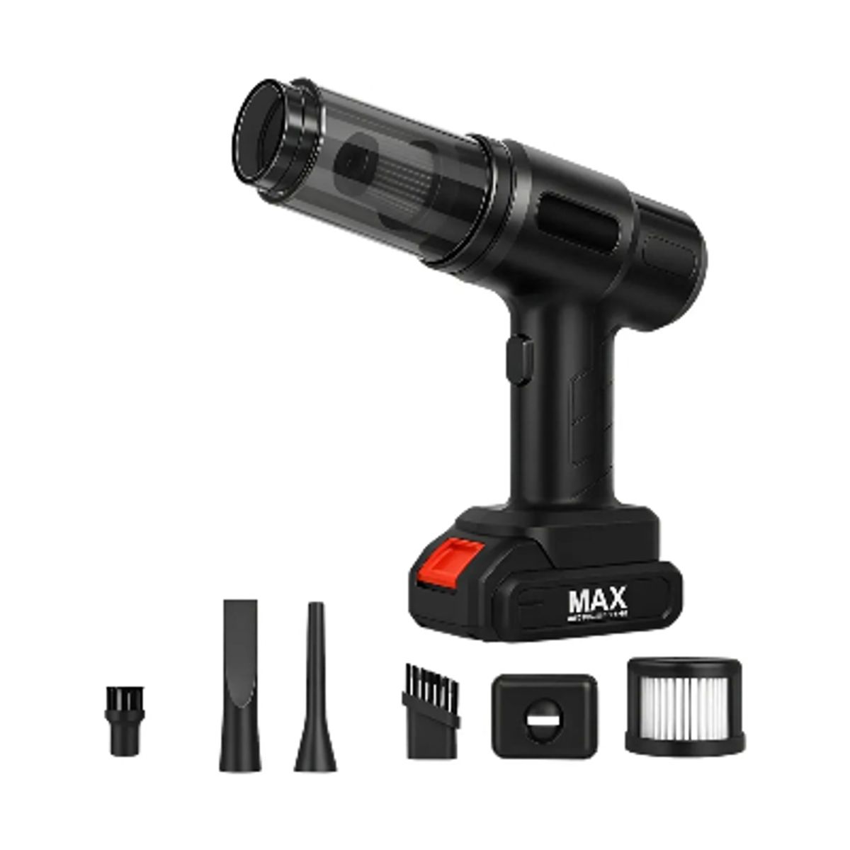 GENERICO - Mini Aspiradora Potente Portátil Recargable 120w Negro