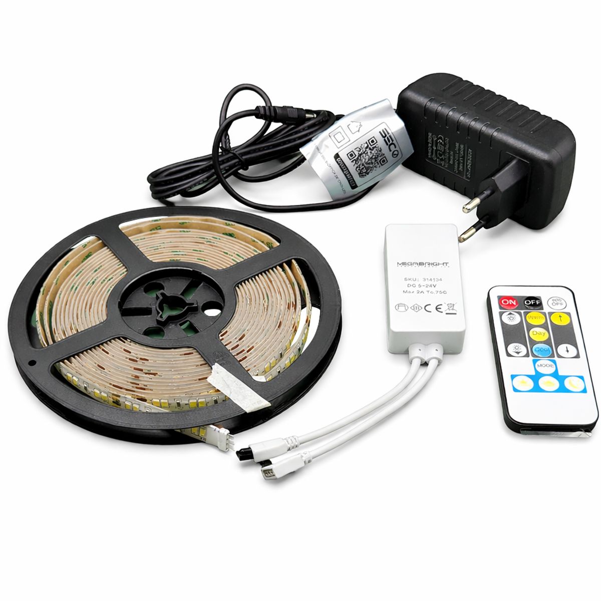 MEGABRIGHT - Cinta Led  BLANCA SMARTBRIGHT 24W 5MT WIFI CCT