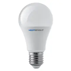 MEGABRIGHT - Ampolleta LED A60 CLASICA 9W6400K E-27
