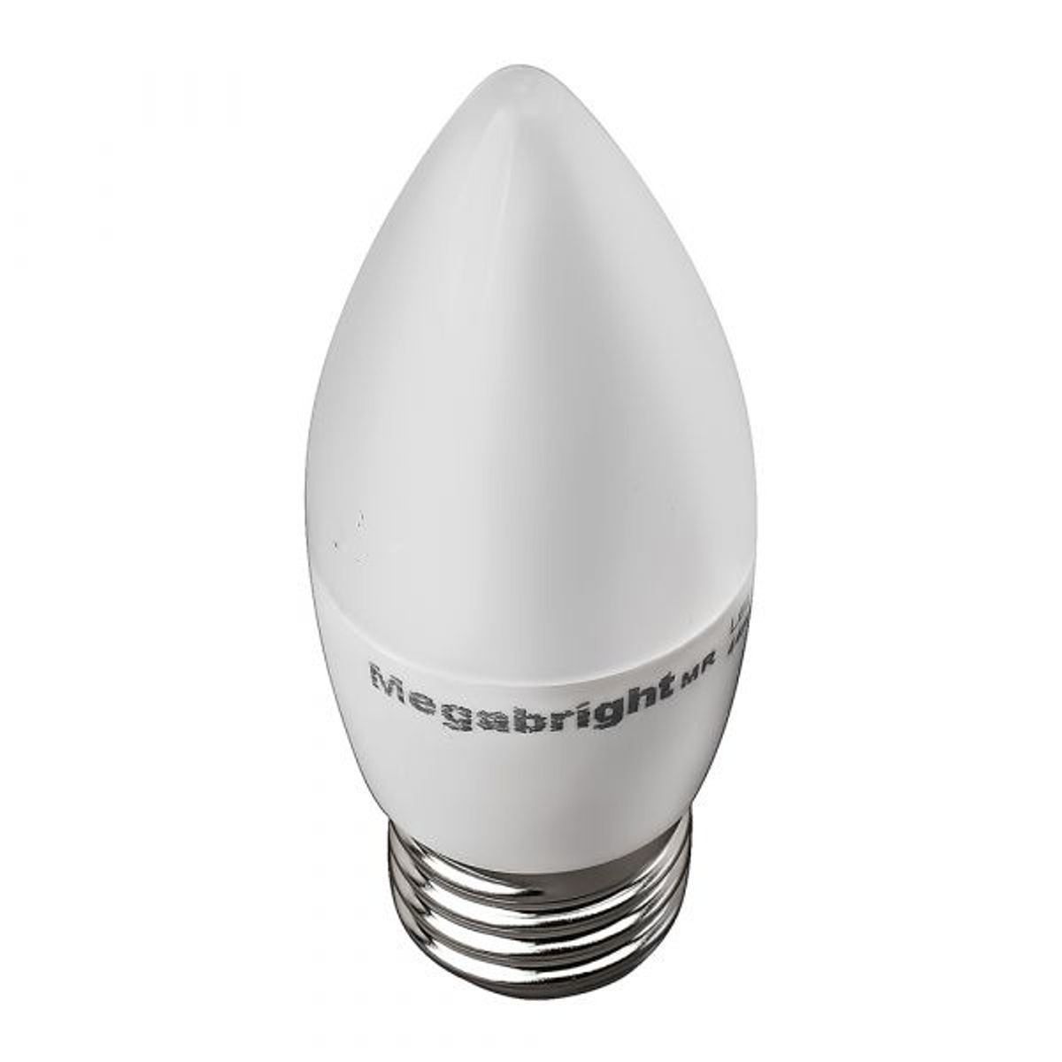 MEGABRIGHT - Ampolleta LED  C37 VELA 5W6000K E-27