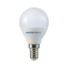 MEGABRIGHT - Ampolleta LED G45 BOLA 5W3000K E-14