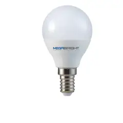 MEGABRIGHT - Ampolleta LED G45 BOLA 5W6000K E-14