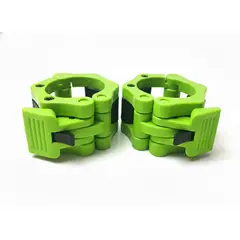 IMPOPLANET - PAR DE COLLARINES OLIMPICOS 50MM PARA BARRA VERDE