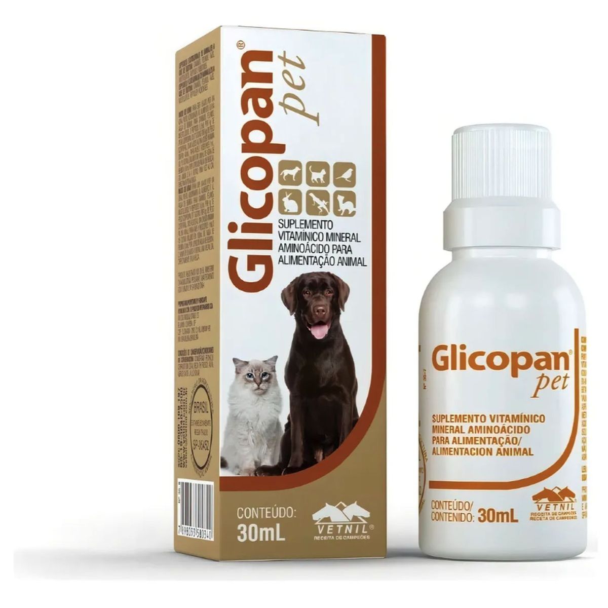 GENERICO - Glicopan Pet Suplemento Para Perros Y Gatos 30ml Gotas
