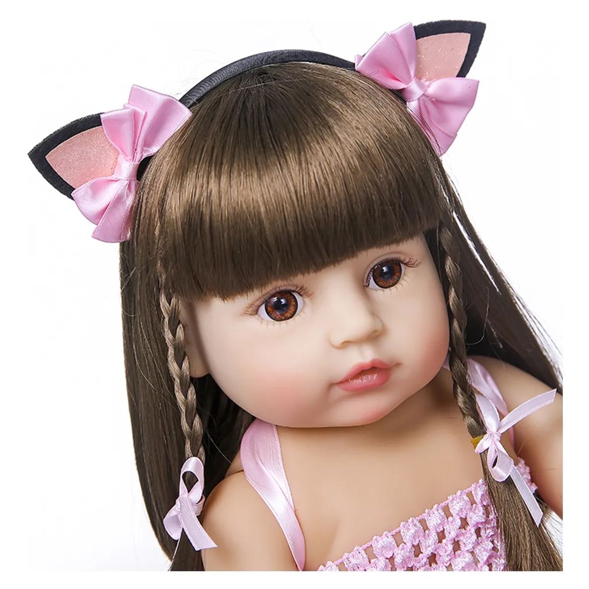GENERICO - Muñeca Reborn Bebé Realista De Silicona Lavable 55cm