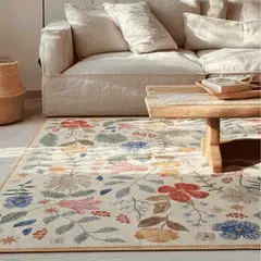 BAZHARS - Alfombra Flores 230X330 cm BLOOM NOR H1269 1 VIN
