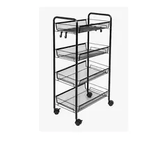 GENERICO - Carro Organizador Con Rueda Multiuso 4 Niveles