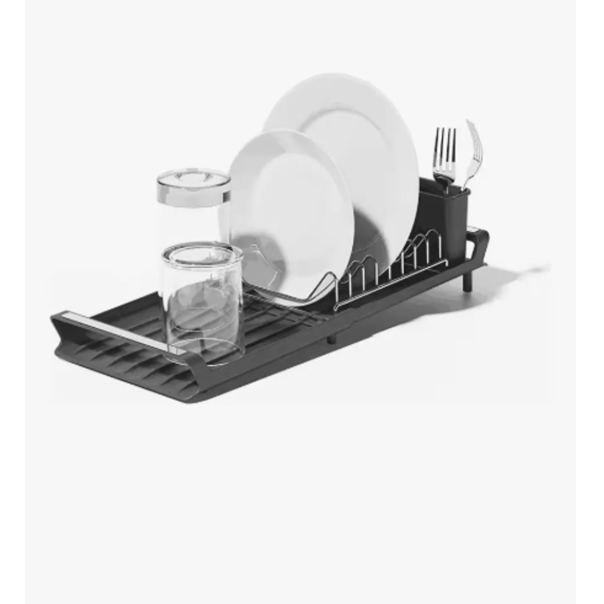 GENERICO - Secador Escurridor De Loza Platos Acero Inoxidable Plegable