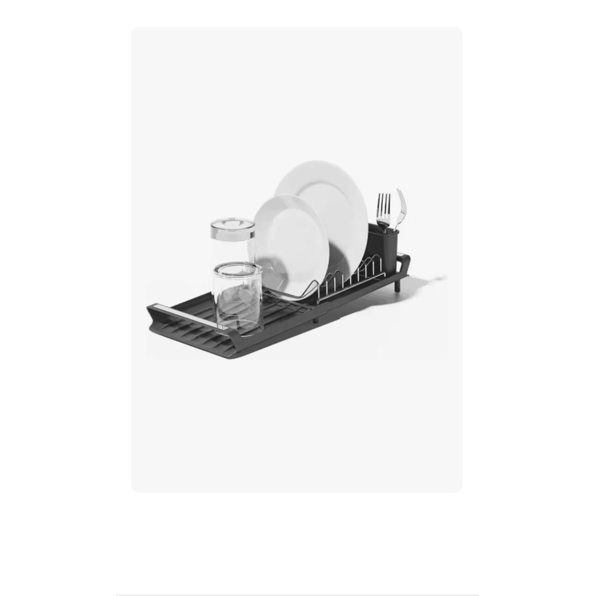 GENERICO - Secador Escurridor De Loza Platos Acero Inoxidable Plegable