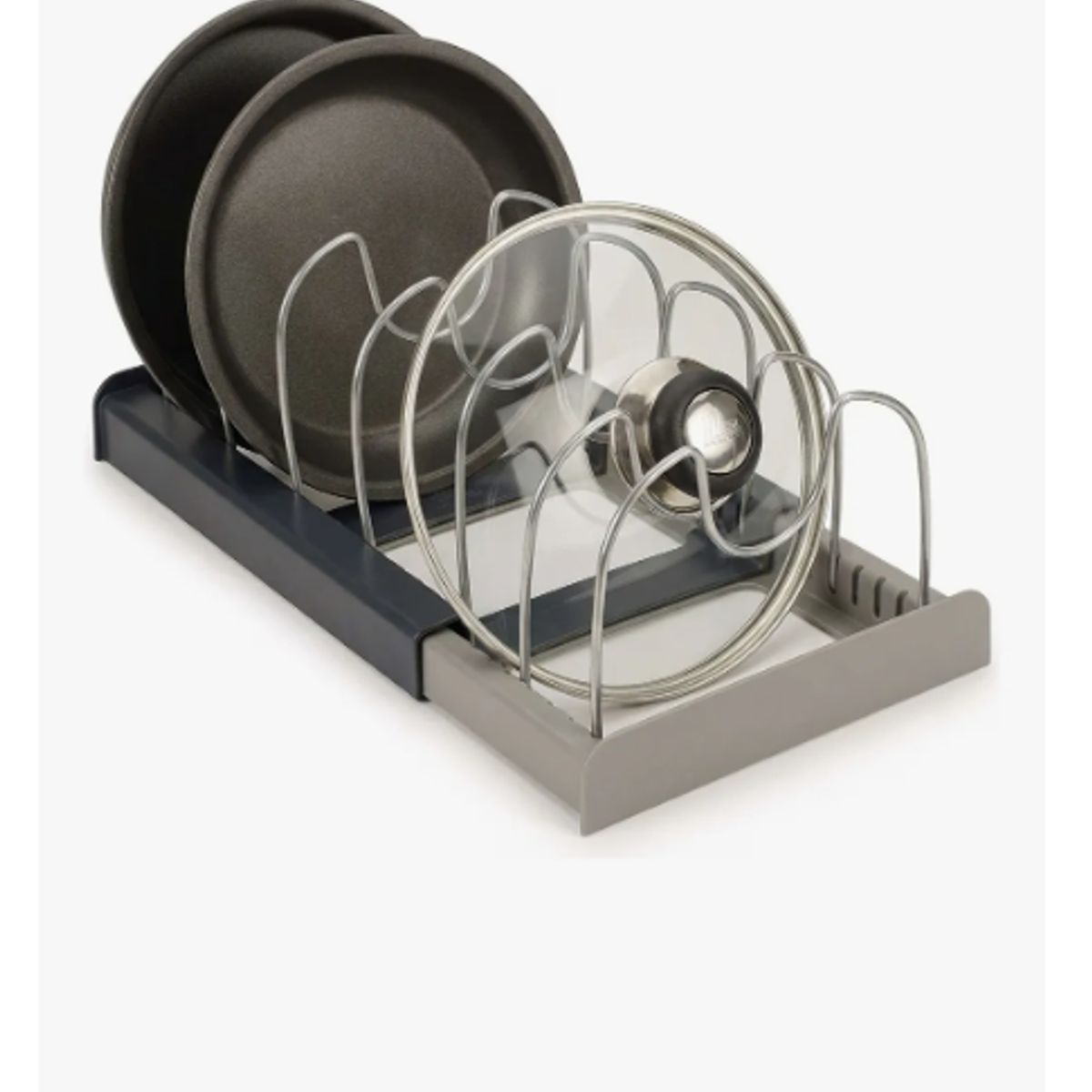 GENERICO - Organizador Ajustable De Ollas Sartenes Y Tapas Cocina