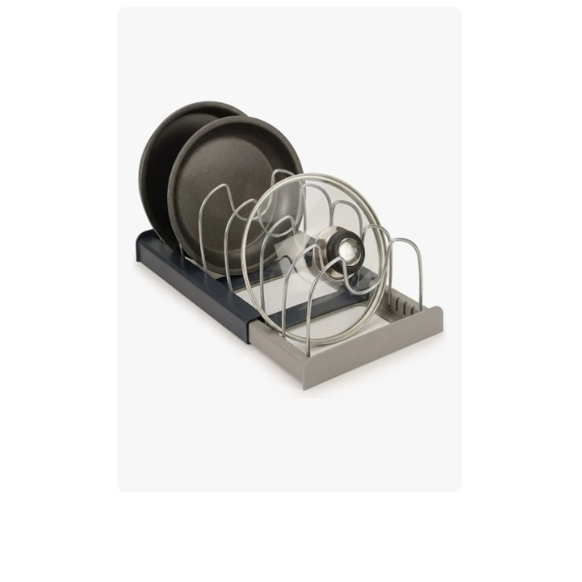 GENERICO - Organizador Ajustable De Ollas Sartenes Y Tapas Cocina