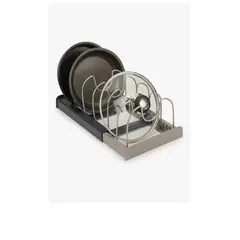 GENERICO - Organizador Ajustable De Ollas Sartenes Y Tapas Cocina