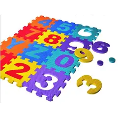 GENERICO - Alfombra bebé antigolpes espuma EVA 10 pcs de 30x30