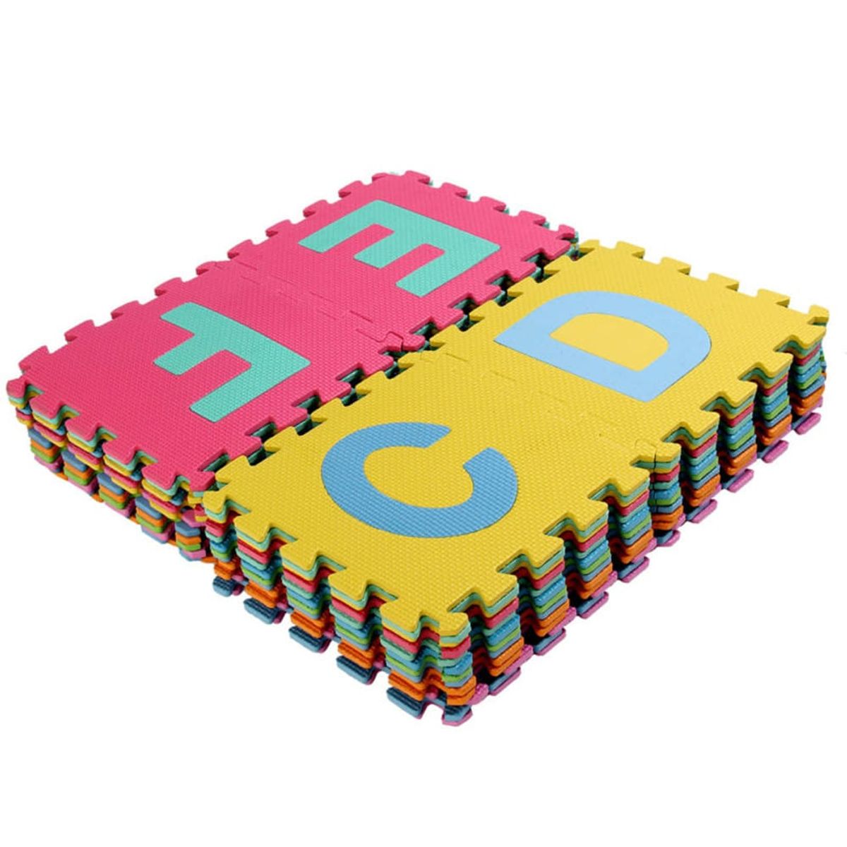 GENERICO - Alfombra bebé antigolpes espuma EVA 10 pcs de 30x30