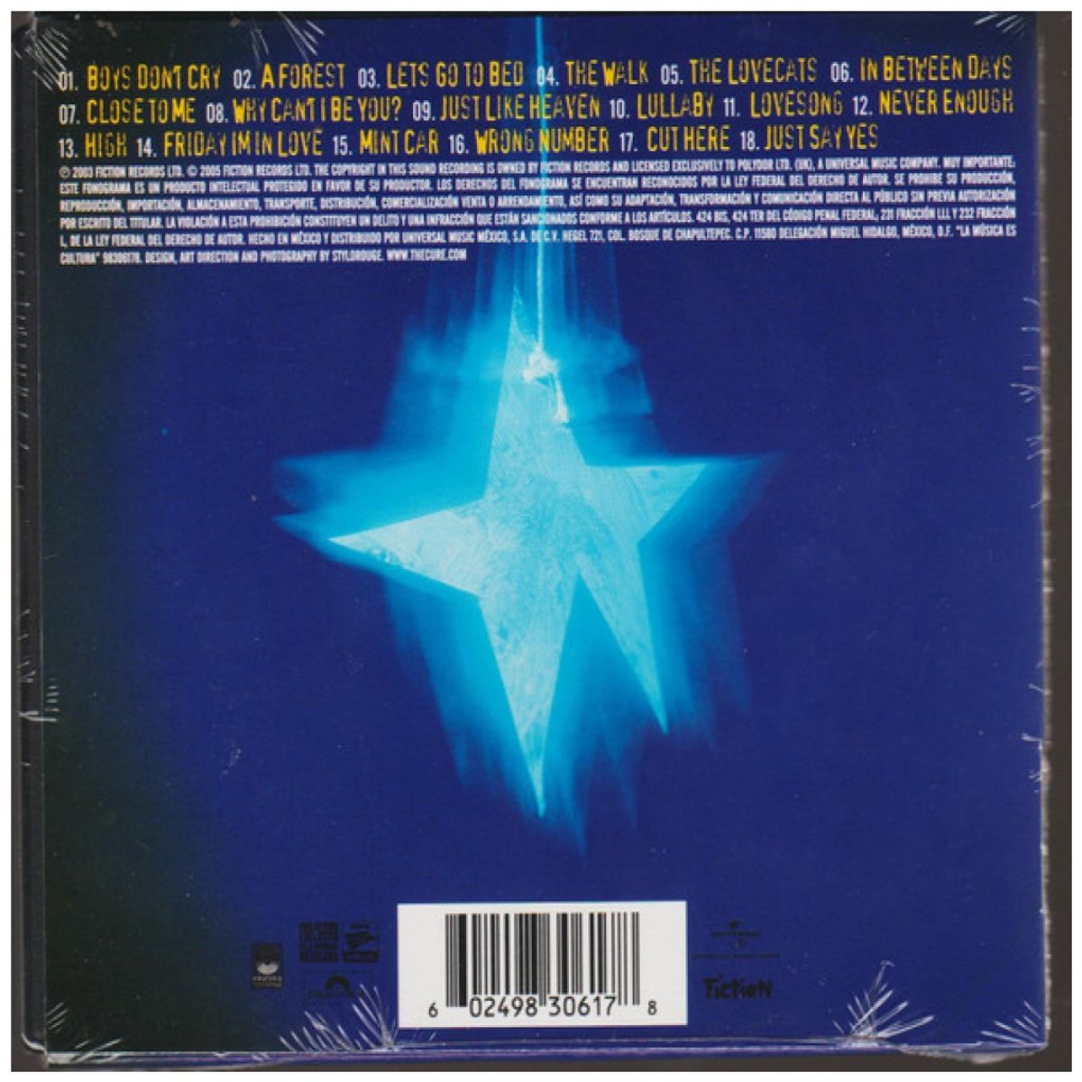 HITWAY MUSIC - THE CURE - GREATES HITS - VINILO