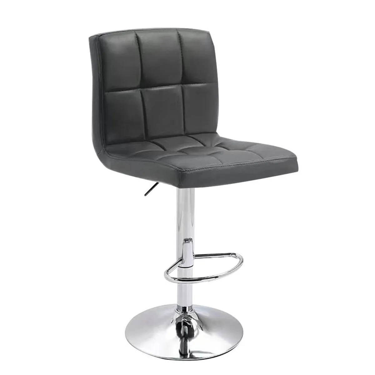 GENERICO - Silla de Bar Blanca Ajustable