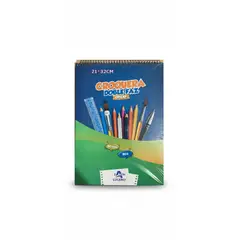 GENERICO - Croquera Oficio doble faz 80 hojas 80 gr