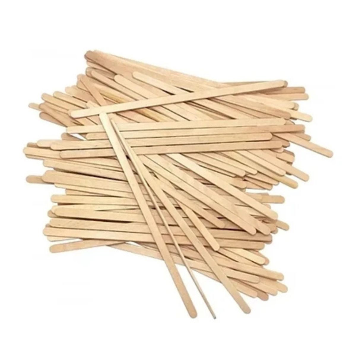 GENERICO - Removedores Agitador de Madera para Café 14 cm Pack 100 Unidades