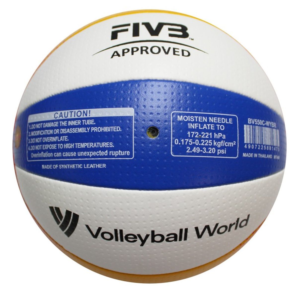 MIKASA - Balón vóleibol playa oficial playa BV550C Mikasa