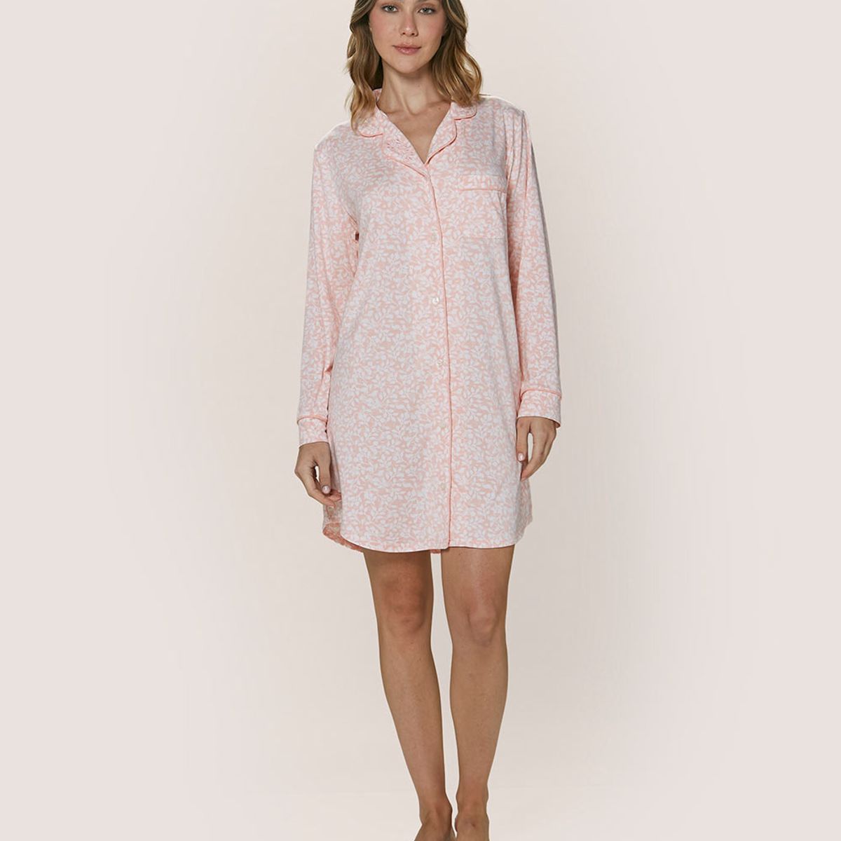 LADY GENNY - Camisola Estampada Abotonada
