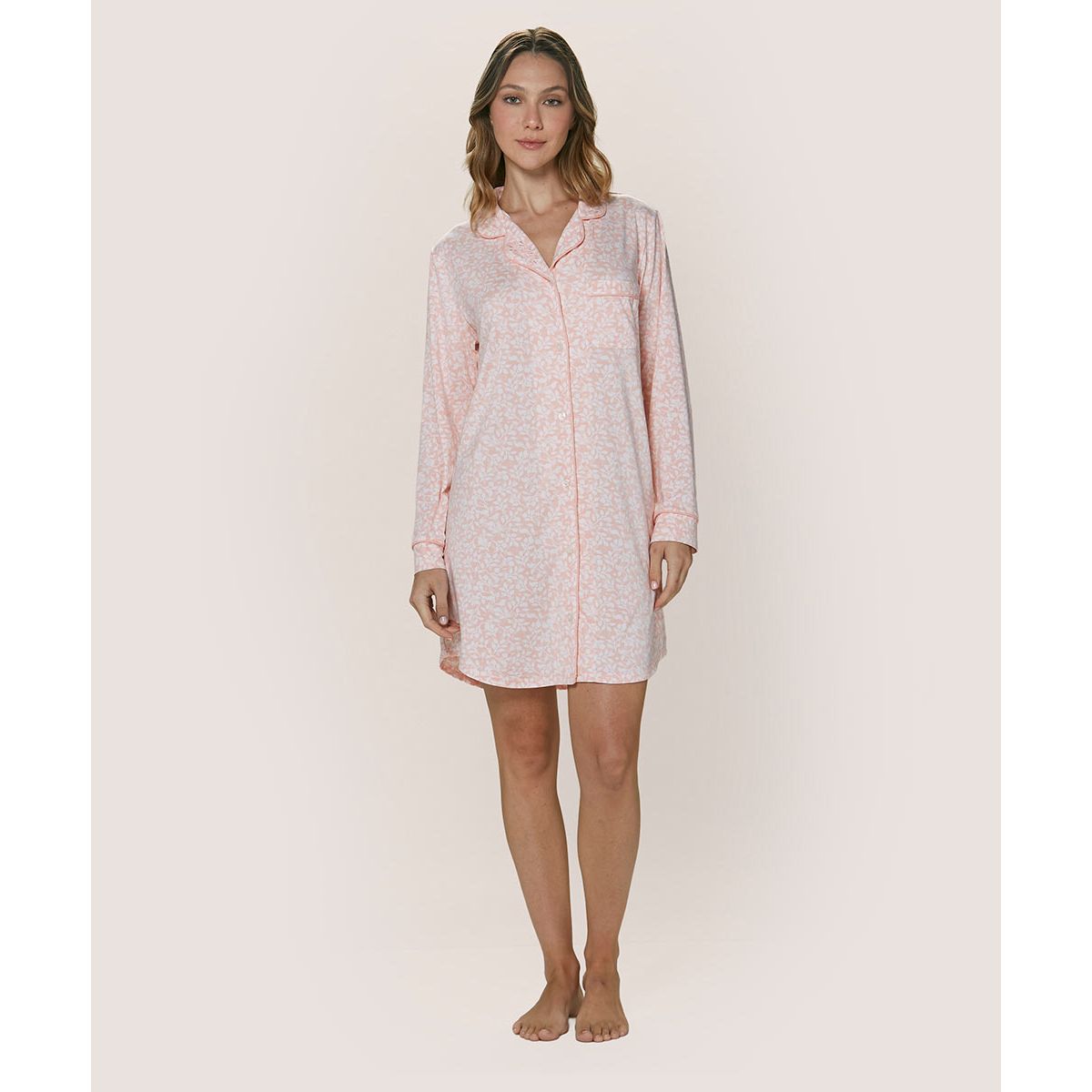 LADY GENNY - Camisola Estampada Abotonada