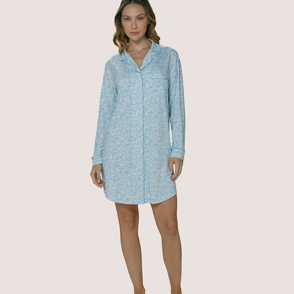 LADY GENNY - Camisola Estampada Abotonada