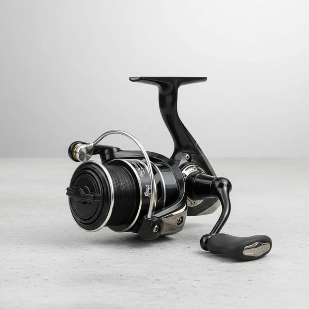GENERICO - Carrete De Pesca Spinning  BC3000 Metálico Negro