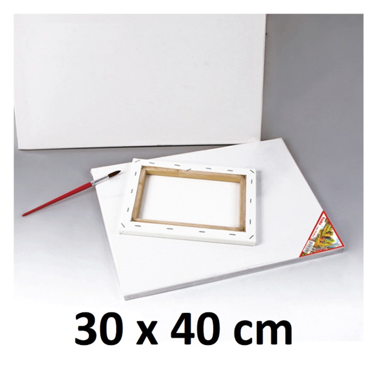 GENERICO - Bastidor Madera Lienzo Tela algodón 30x40 cm CN1003 FOSKA