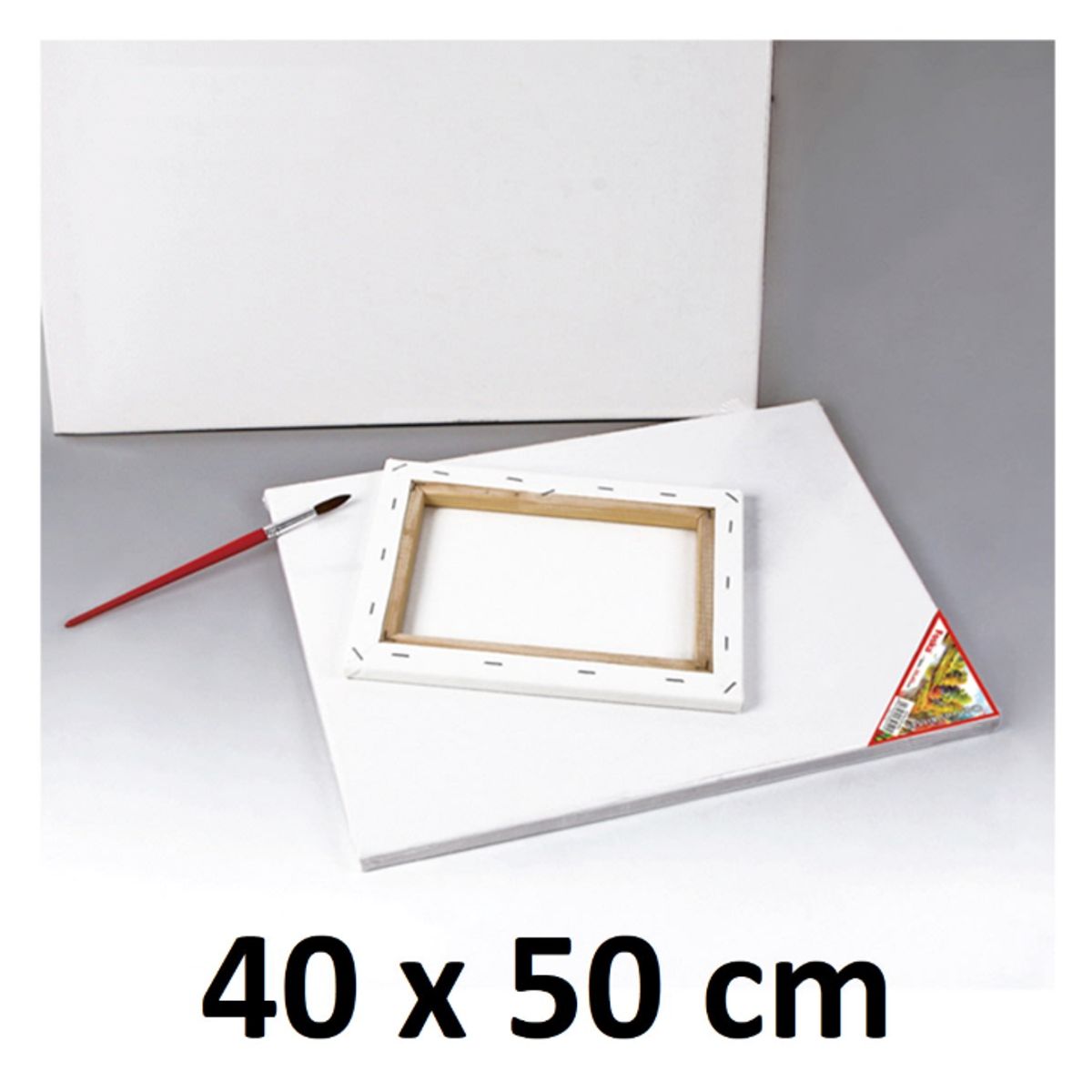 GENERICO - Bastidor Madera Lienzo Tela algodón 40x50 cm CN1004 FOSKA