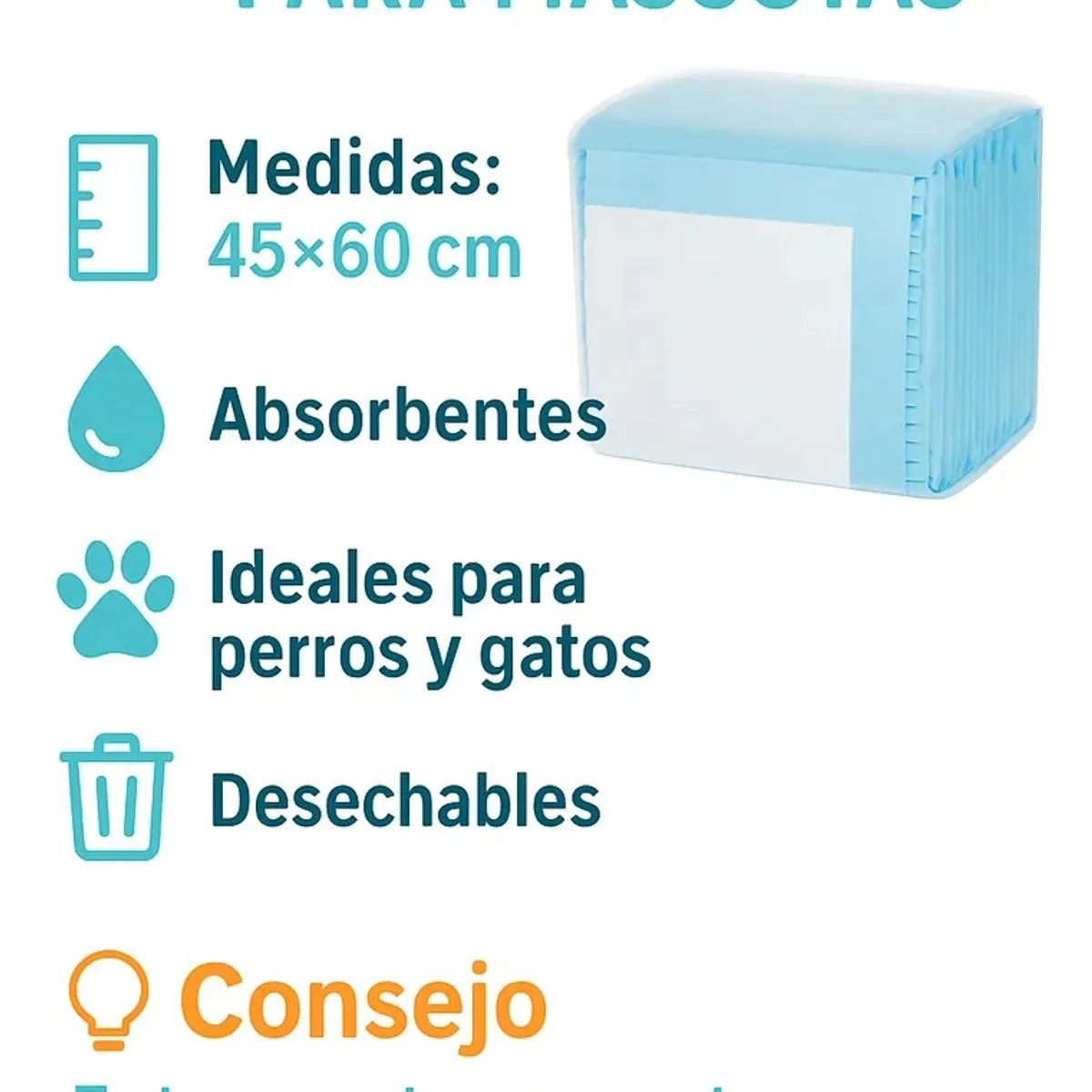 GENERICO - X30 Baño Perro Sabanilla Perro Paños Sabanilla Perro 45x60cm Azul Azul