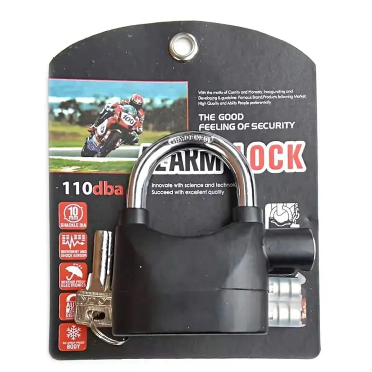 MOVI - Candado Antirrobo Con Alarma